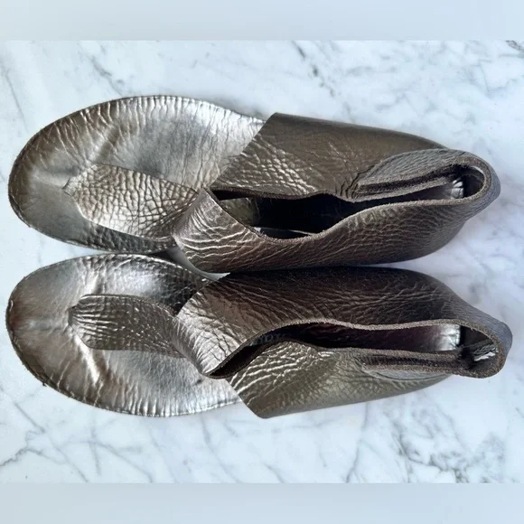 Pedro Garcia metallic leather sandals. Size 41 - Picture 2 of 4